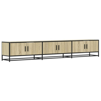 Berkfield Industrial Tv Cabinet Sonoma Oak 240X35X41 Cm Engineered Wood - image 1