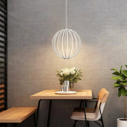 CGC Lighting Cgc Paraplu 3 Globe 45Cm Satin Nickel Led Ceiling Pendant Light - thumbnail 2
