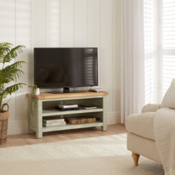 The Furniture Market Marbury Sage Green Painted Small Tv Unit Stand Up To 50 Tv Size - thumbnail 4