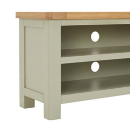 The Furniture Market Marbury Sage Green Painted Small Tv Unit Stand Up To 50 Tv Size - thumbnail 6