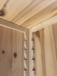 Sawtooth Shelf Brackets Saw Tooth Solid Oak Wood Bracket 22mm X 12mm - thumbnail 2