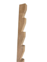 Sawtooth Shelf Brackets Saw Tooth Solid Oak Wood Bracket 22mm X 12mm - thumbnail 1