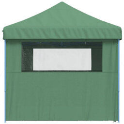 Walplus Foldable Party Tent Garden Gazebo Canopy Pop-Up With 4 Sidewalls Green - thumbnail 4