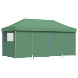 Walplus Foldable Party Tent Garden Gazebo Canopy Pop-Up With 4 Sidewalls Green - thumbnail 2