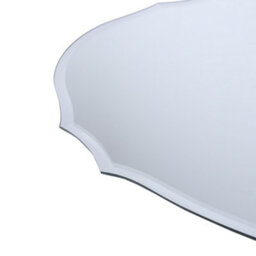 Living And Home Clear Glass Creative Wall Mounted Frameless Bathroom Mirror Vanity Mirror For Dressing Table 400 X 600 mm - thumbnail 5