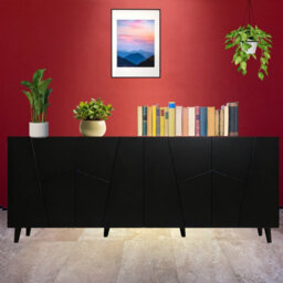 Etna Chest Of Drawers For Modern Interiors Black - thumbnail 1