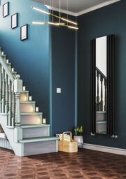 Terma Rolo Mirror Black Electric Vertical Designer 2858Btu Radiator, (W)590mm X (H)1800mm - thumbnail 3