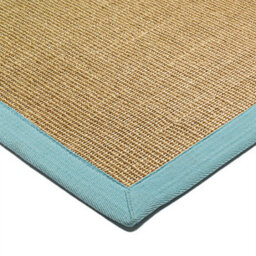 Aqua Bordered Plain Modern Easy To Clean Rug For Dining Room Bed Room And Living Room-160Cm X 230Cm - thumbnail 2