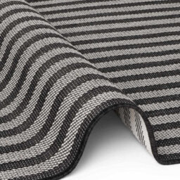 The Rugs Ted Baker Indoor Outdoor Flatweave Linley Rug Striped In Black - thumbnail 4