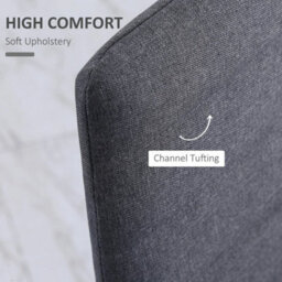 Dining Chairs Upholstered Fabric Accent Chairs With Metal Legs, Set Of 4 - thumbnail 6