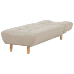 Beliani Chaise Longue Alsten Fabric Beige - thumbnail 5