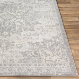 Livabliss Monaco-Vintage Grey Ivory Cream Traditional Boho Living Dining Bedroom Rug 160 X 220 Cm Easy Care, Non Shedding - thumbnail 5