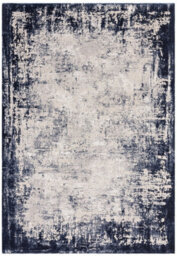 Navy Abstract Luxurious Modern Easy To Clean Rug For Dining Room Bedroom & Living Room-200Cm X 290Cm - thumbnail 1