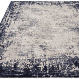 Navy Abstract Luxurious Modern Easy To Clean Rug For Dining Room Bedroom & Living Room-200Cm X 290Cm - thumbnail 2