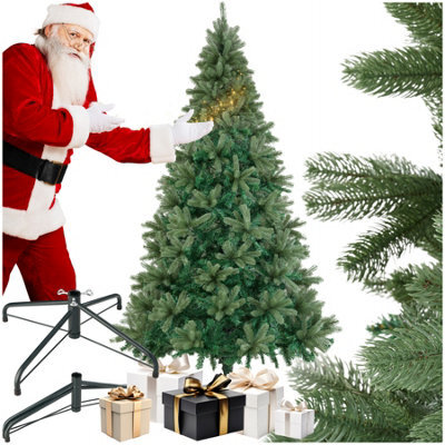 Tectake Christmas Tree Prancer - Artificial Tree In Green, Injection Moulded Needles - 230 Cm - Green - image 1