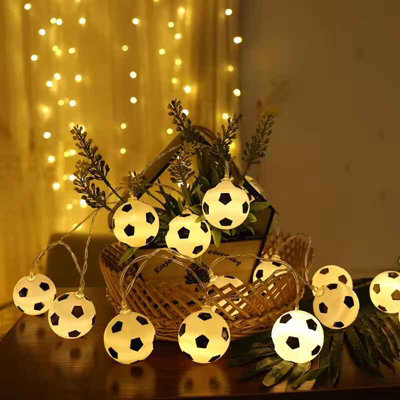 40 Led Warm White Football String Lights 6M Battery Powered (Battery Not Included) - image 1