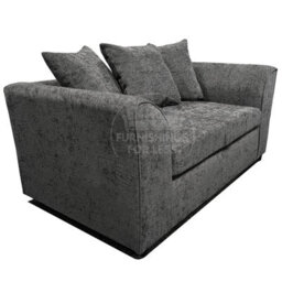 Furnishings For Less UK Monaco Chenille Fabric 2 Seater Sofa Grey Scatter Back - thumbnail 5