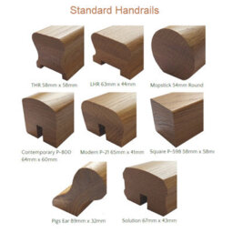 Oak Prefinished & Lacquered Baserail Modern 4.2M 41mm Groove For Spindles Uk Manufactured Traditional Products Ltd - thumbnail 3