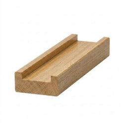 Oak Prefinished & Lacquered Baserail Modern 4.2M 41mm Groove For Spindles Uk Manufactured Traditional Products Ltd - thumbnail 2