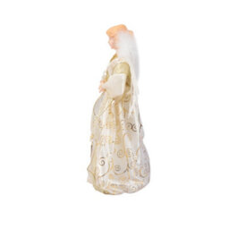 Darphe Angel-Shaped Christmas Tree Topper Decoration With Multi-Color Led Lights, 21Cm W X 31Cm H - thumbnail 5