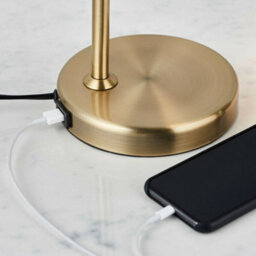Adjustable Neck Desk Lamp Antique Brass Industrial Metal Shade Table Work Light - thumbnail 5