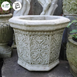 Sparta Large Octagonal 'arabesque' Garden Pot - thumbnail 3
