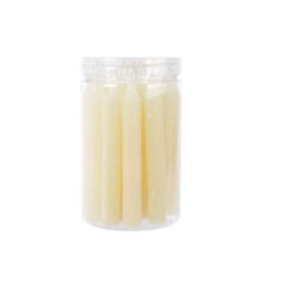 Decoris Cream Mini Dinner Candles Tub Of 22 Christmas Candle 10Cm 1.4H Burn Time - thumbnail 2