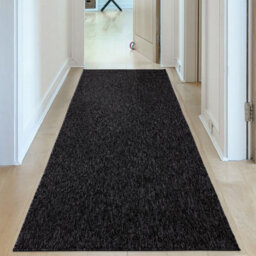 The Rugs Solid Design Low Pile Living Room Rugs In Dark Grey Flex Collection 1000Dg - thumbnail 7