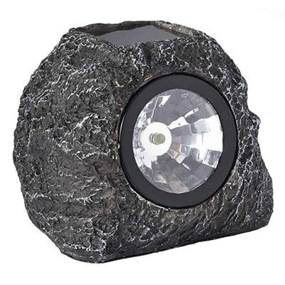 Pack Of 4 Smart Garden Solar High Performance Super Bright 3 Lumen Spotlight Garden Path Granite Rock - image 1