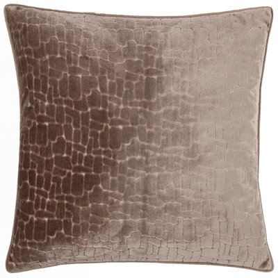 Paoletti Bloomsbury Cut Velvet Piped Cushion Cover - image 1