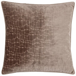 Paoletti Bloomsbury Cut Velvet Piped Cushion Cover - thumbnail 1