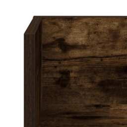 Berkfield Wall Shelves 2 Pcs Smoked Oak 100X16.5X16.5 Cm Engineered Wood - thumbnail 9