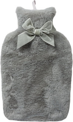 WOODLAND WARMERS Hot Water Bottle With Cover Uk Safety Tested Super Soft Leakproof Large - image 1