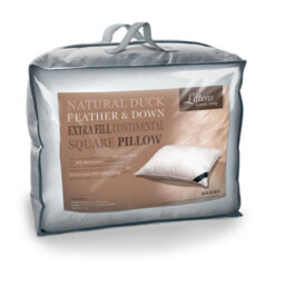 "Littens 80Cm X 80Cm Extra Fill Euro Continental Duck Feather & Down Pillow (32"" X 32"")"