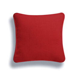 Chilimilii Cushion Covers 100% Cotton Plain Dyed Zip Pipe Edge Home Sofa Decor (40X40 Cm) - thumbnail 2