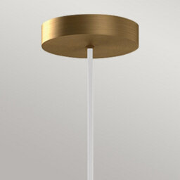 Luminosa Lighting Elstead Alora Mood Bijou Led Slim Pendant Ceiling Light Contemporary Aged Gold 3000K - thumbnail 5
