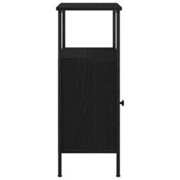 Walplus Bedside Cabinet Black Oak 41 X 31 X 80 Cm Engineered Wood - thumbnail 8