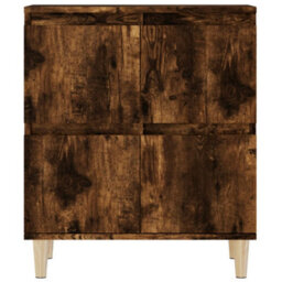 Berkfield Sideboards 2 Pcs Smoked Oak 60X35X70 Cm Engineered Wood - thumbnail 8