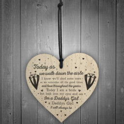Red Ocean Daddys Girl Wedding Day Gift For Father From Daughter Bride To Be Gifts - thumbnail 2