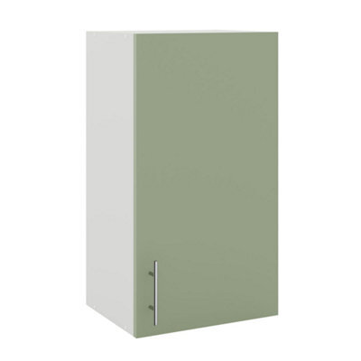 Jd Greta Kitchen Wall Unit 400mm Storage Cabinet With Doors And Shelf 40Cm - Sage Green Matt - image 1