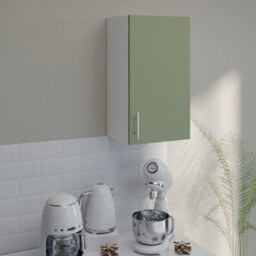 Jd Greta Kitchen Wall Unit 400mm Storage Cabinet With Doors And Shelf 40Cm - Sage Green Matt - thumbnail 2