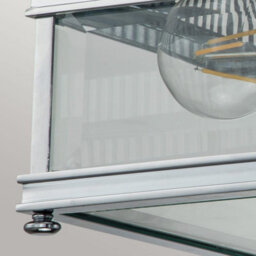 Luminosa Lighting Elstead Holborn 2 Light Outdoor Decorative Flush, Polished Chrome Ip44 - thumbnail 3