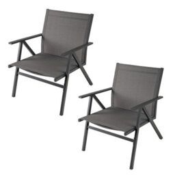 Gainoom Garden Patio Chairs Set Of 2 Outdoor Armchairs Lawn Bistro Chairs - thumbnail 9