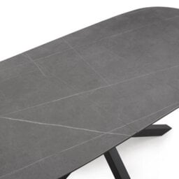 Home Detail Violet Extending Grey Sintered Stone Ceramic Dining Table - thumbnail 6