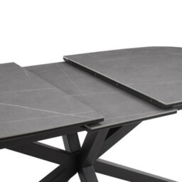 Home Detail Violet Extending Grey Sintered Stone Ceramic Dining Table - thumbnail 2