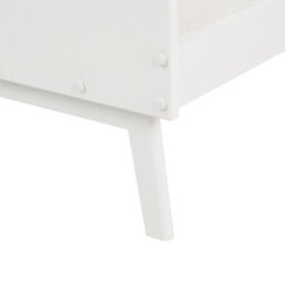 Wyld and Coco Eu Pine Bed Frame 90 X 200 White - Scandinavian Slatted Base Single Bed Frame - thumbnail 6