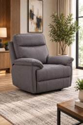 Loft Home Briar Dove Grey Power Recliner Armchair - thumbnail 1