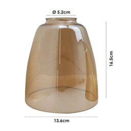 Glass Lamp Shade Pendant Light Handcrafted Amber Ceiling Light Shade For Pendant Lighting,decorative Hanging Lamp Shades - thumbnail 8