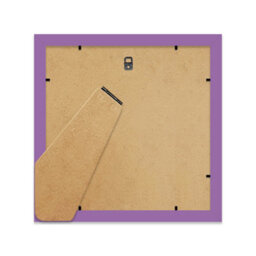 "7X7"" Purple Picture Frame - 7X7"" Square Frame With 4X4"" Mount For 7X7""/4X4"" Pictures Classic Style Gallery Wall, 1 Pack" - thumbnail 3