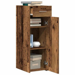 Berkfield Sideboard Old Wood 30X42,5X93 Cm Engineered Wood - thumbnail 3